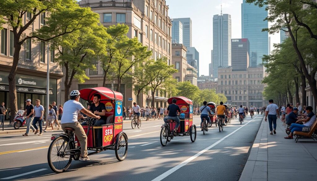 découvrez comment les triporteurs font leur grand retour dans les grandes métropoles, offrant une solution de transport écologique, pratique et innovante pour la vie urbaine moderne.