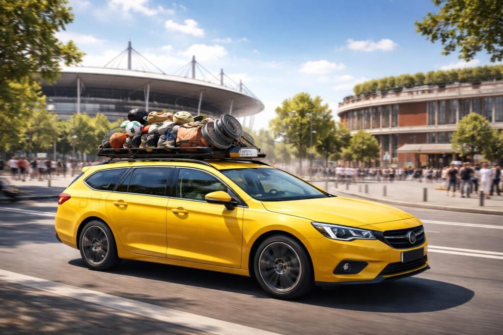 taxi-colis spécialisé dans le transport rapide et sécurisé d'équipements sportifs vers le stade de france et roland-garros, pour un service fiable et professionnel.