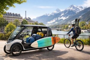 service de transport spécialisé pour matériel sportif : taxi vélo, transport de surf et équipements de ski partout en france, rapide et sécurisé.